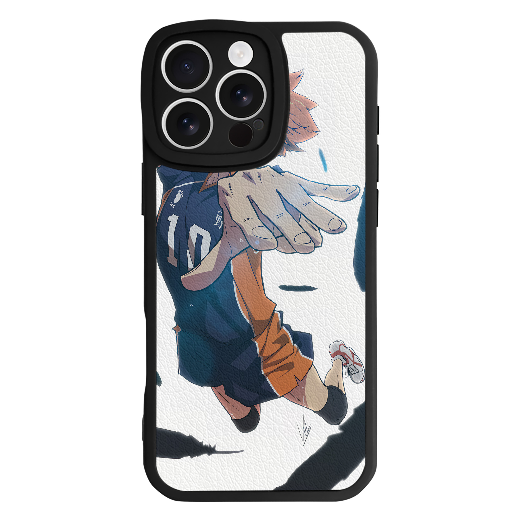 （画像用） ハイキュー!! Haikyu!! 【iPhone 16シリーズ対応】シリコンスマホケース（レザー調） 材質：シリコン